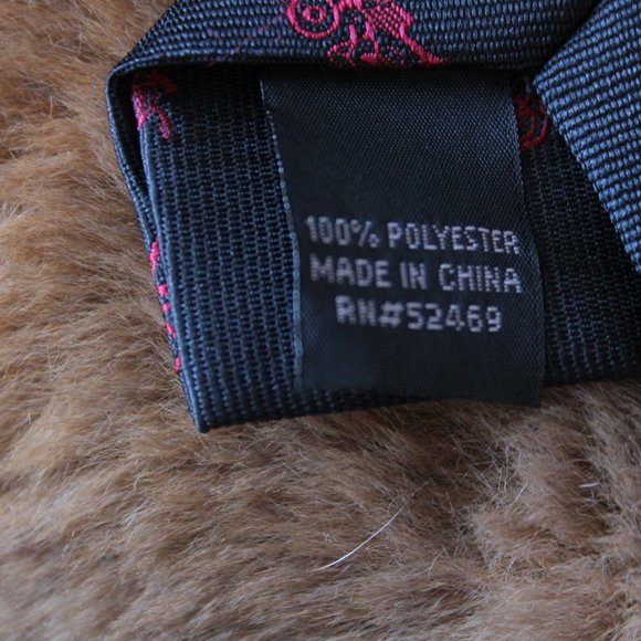 Black With Motorcycles Youth Clip-On Necktie 17" Length - Picture 5 of 5